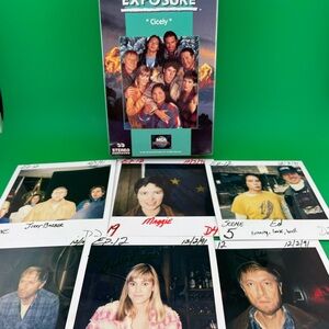 LOT 9 - Vintage Northern Exposure Production Polaroid Photos with bonus VHS